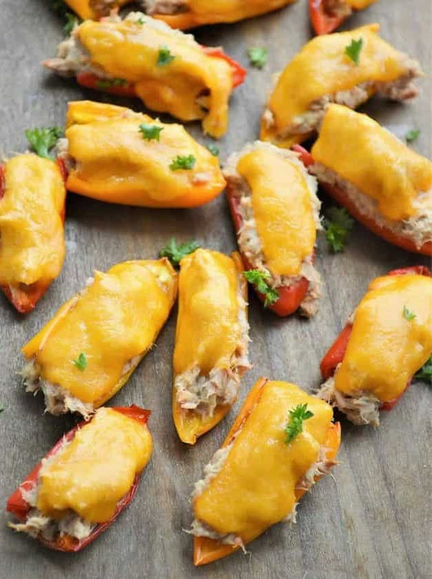 Keto Tuna Melt Poppers