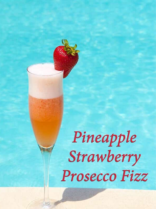 Pineapple Strawberry Mimosa