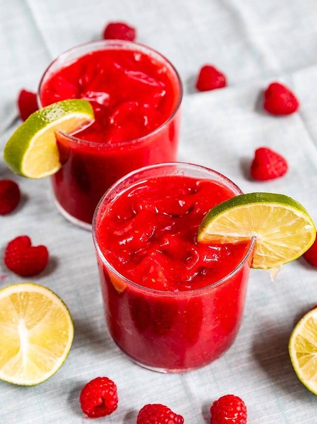 Raspberry Vodka Slushy