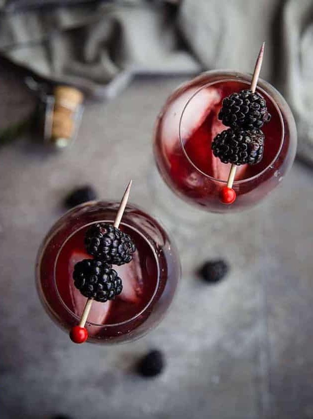 Blackberry Aperol Spritz