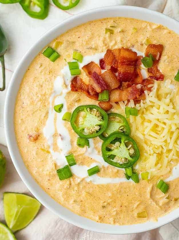 Keto White Chicken Chili