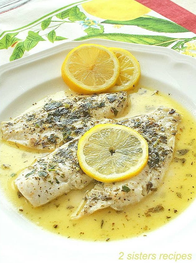 Flounder Fillets in Lemon Sauce