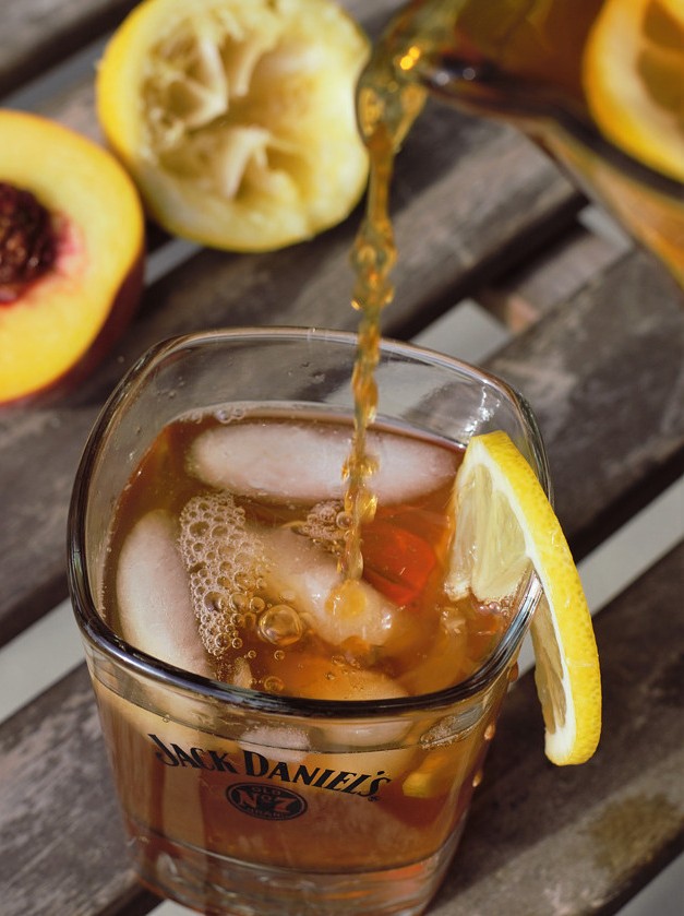 Bourbon Peach Iced Tea