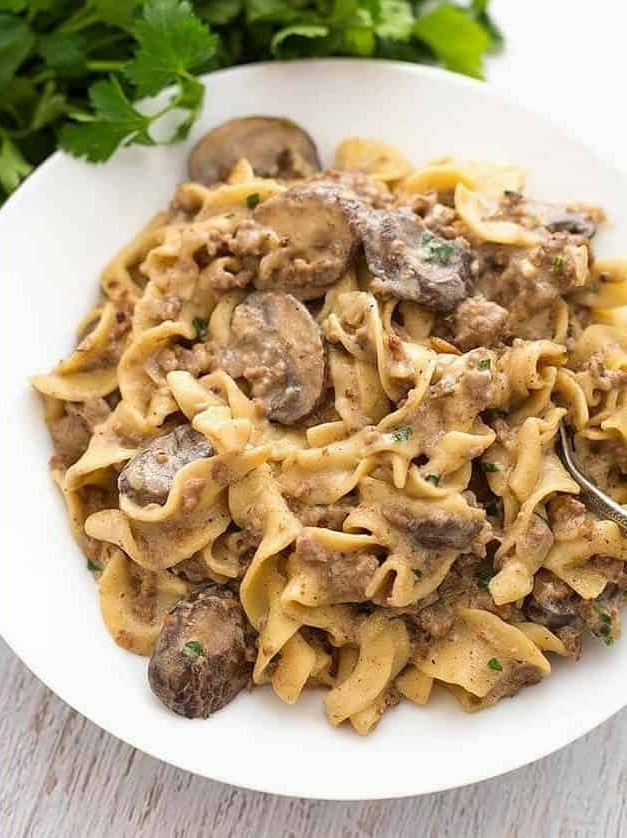 Instant Pot Hamburger Stroganoff