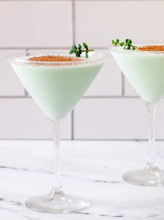 Frozen Mint Brandy Alexander