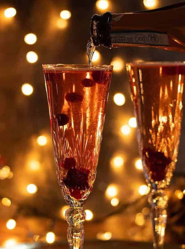 Cranberry Champagne Cocktail