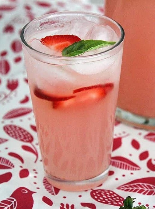 Strawberry Basil Lemonade