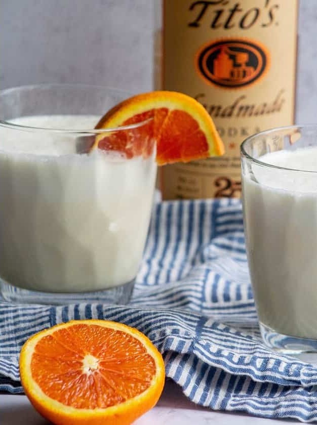 Frozen Orange Vodka Creamsicle