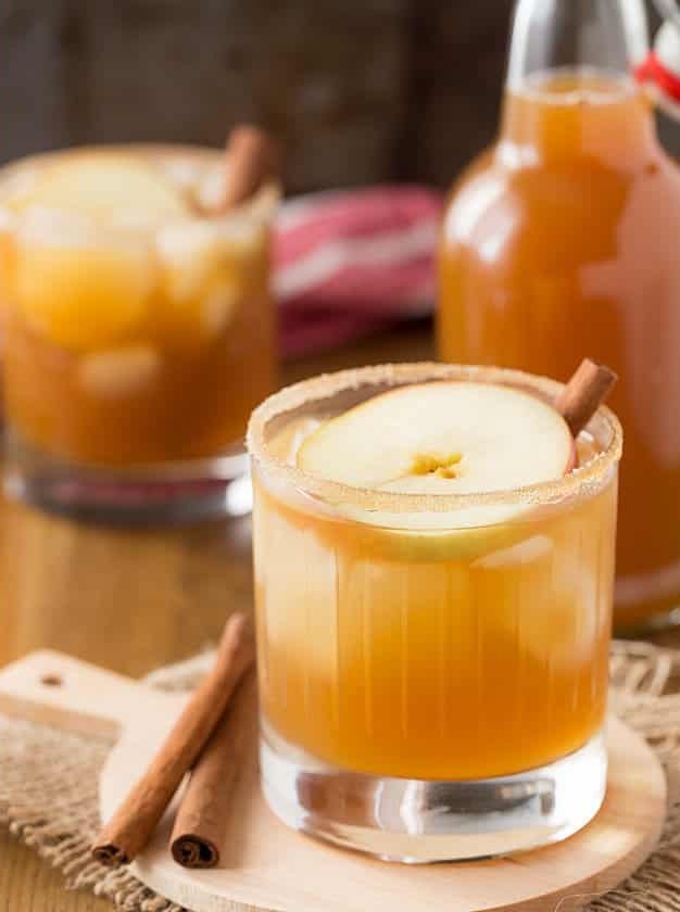 Apple Pie Cinnamon Cocktail