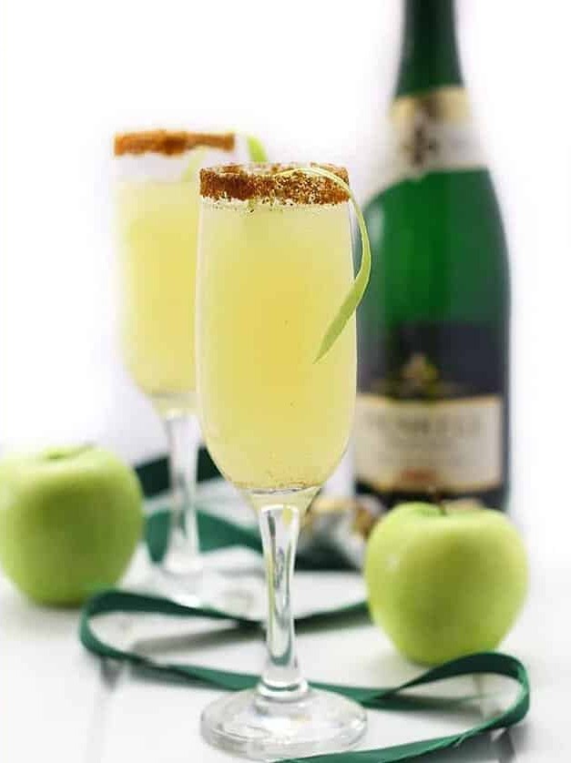 Apple Spiced Mimosas