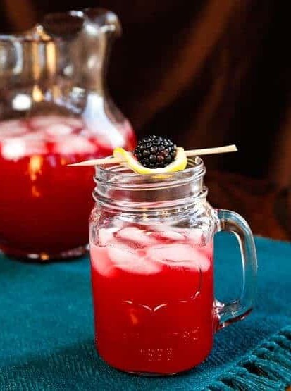 Blackberry Vanilla Bourbon Lemonade