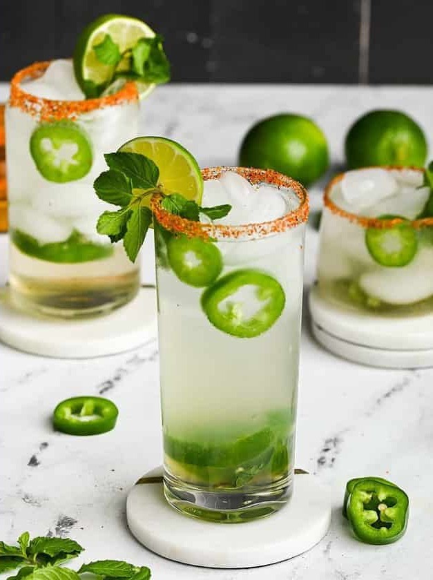 Classic Spicy Mojito With Jalapeño