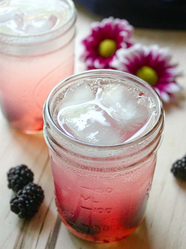 Blackberry Vodka Lemonade Fizz