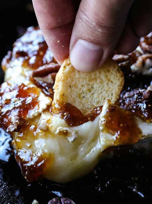 Baked Brie with Jam