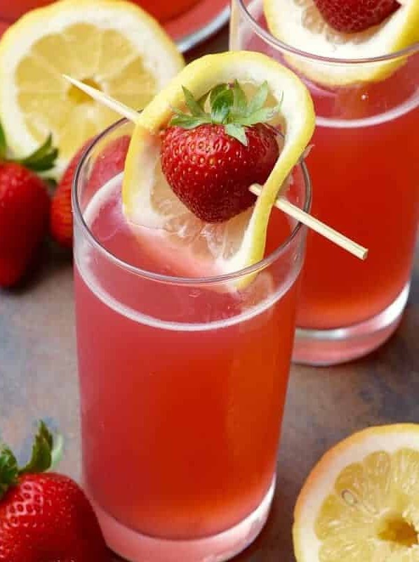 Strawberry Lemonade Beergaritas