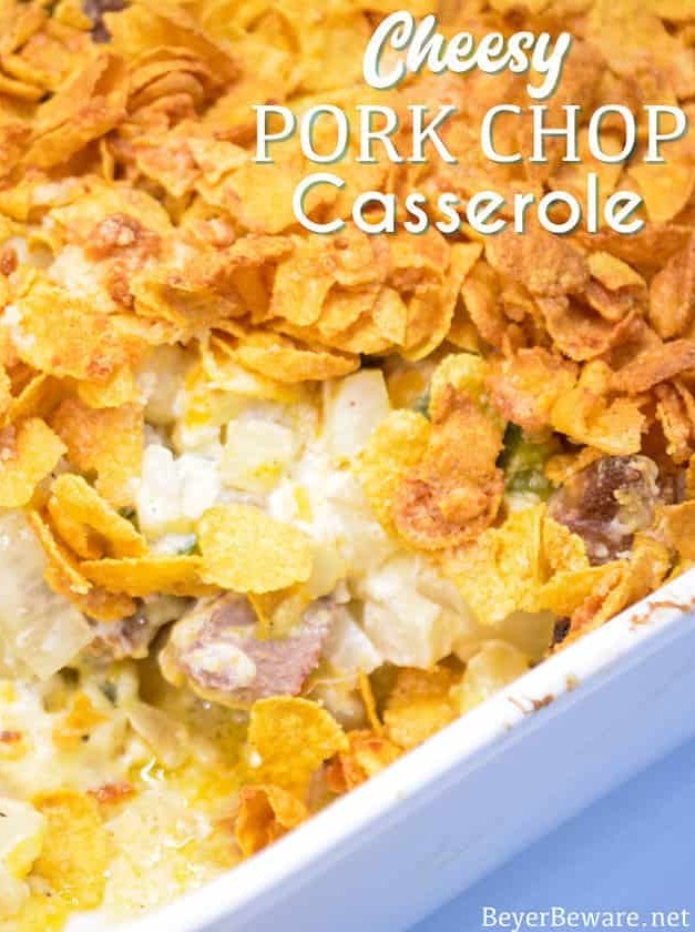 Cheesy Pork Chop Casserole