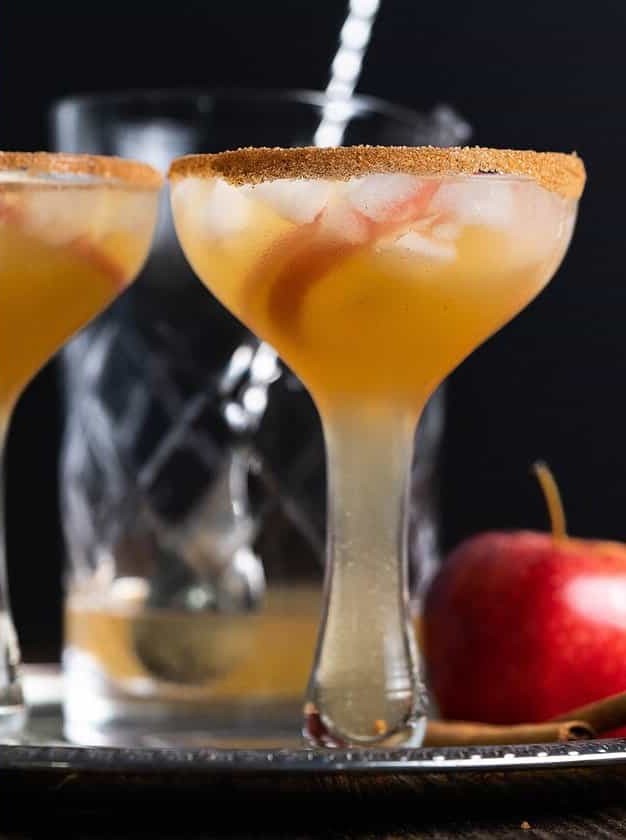 Sparkling Apple Cider Cocktail