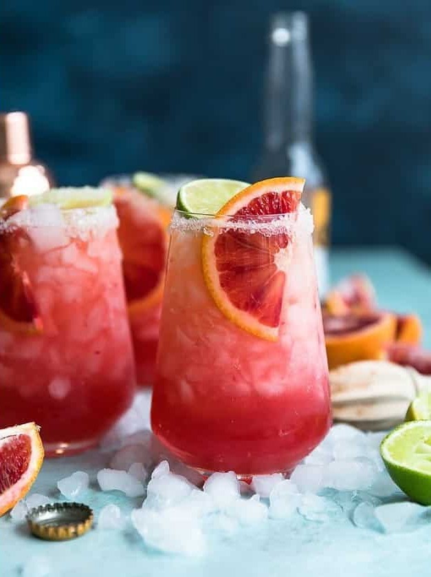 Blood Orange Beergaritas