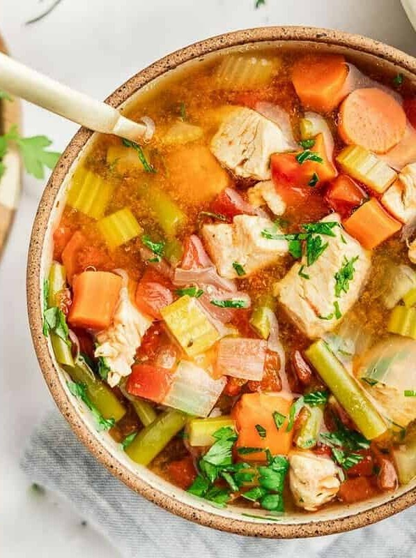 Instant Pot Chicken & Vegetable Soup