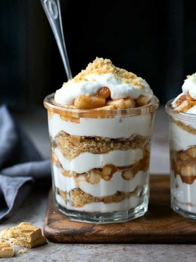 No Bake Apple Pie Parfaits