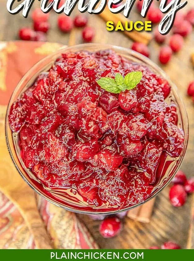 Homemade Cranberry Sauce