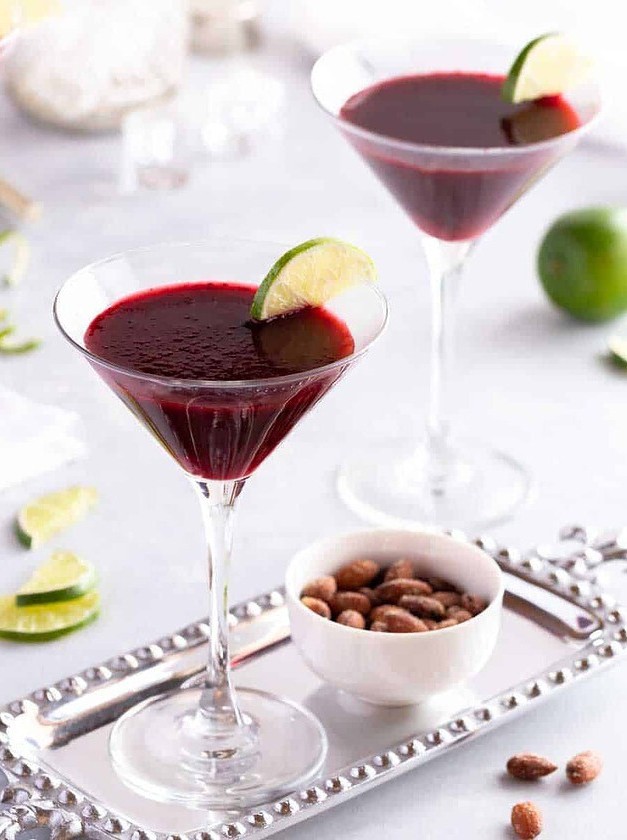 Lime Blackberry Martini