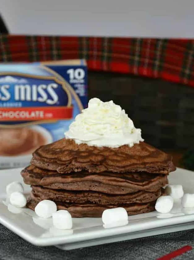 Hot Chocolate Pancakes