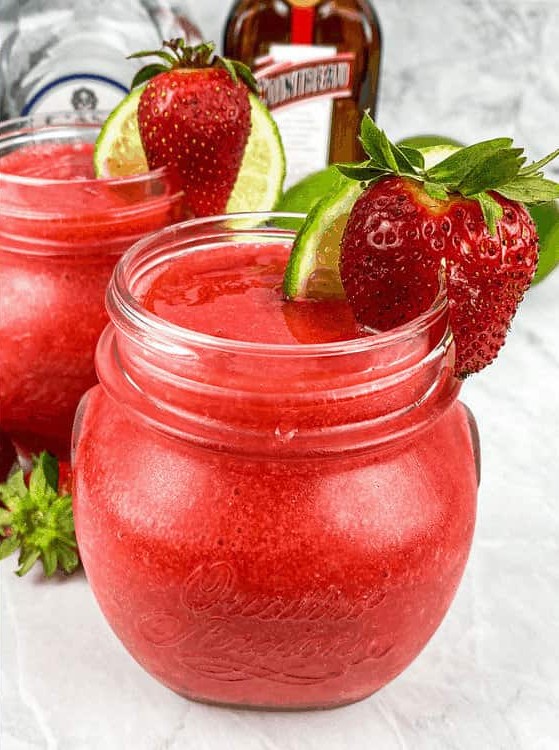 Frozen Strawberry Margaritas