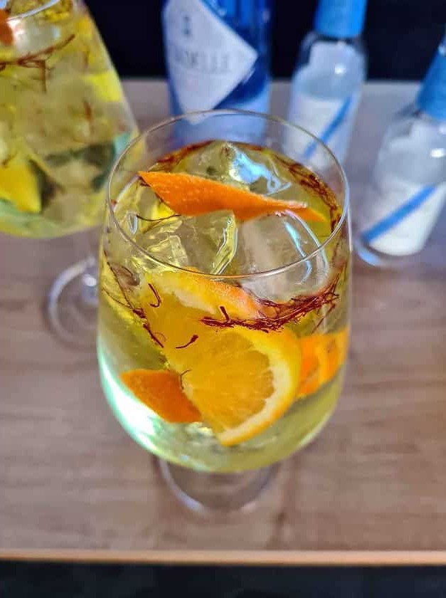 Saffron Gin and Tonic