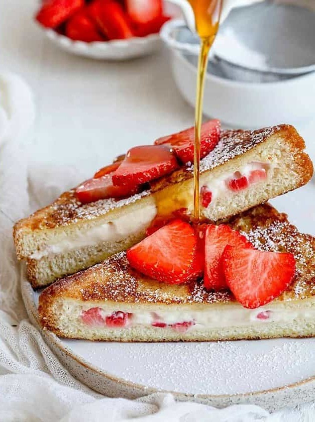 Strawberry Stuffed French Toast