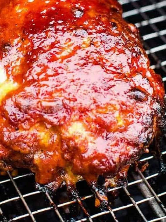 Cheesy BBQ Smoked Meatloaf