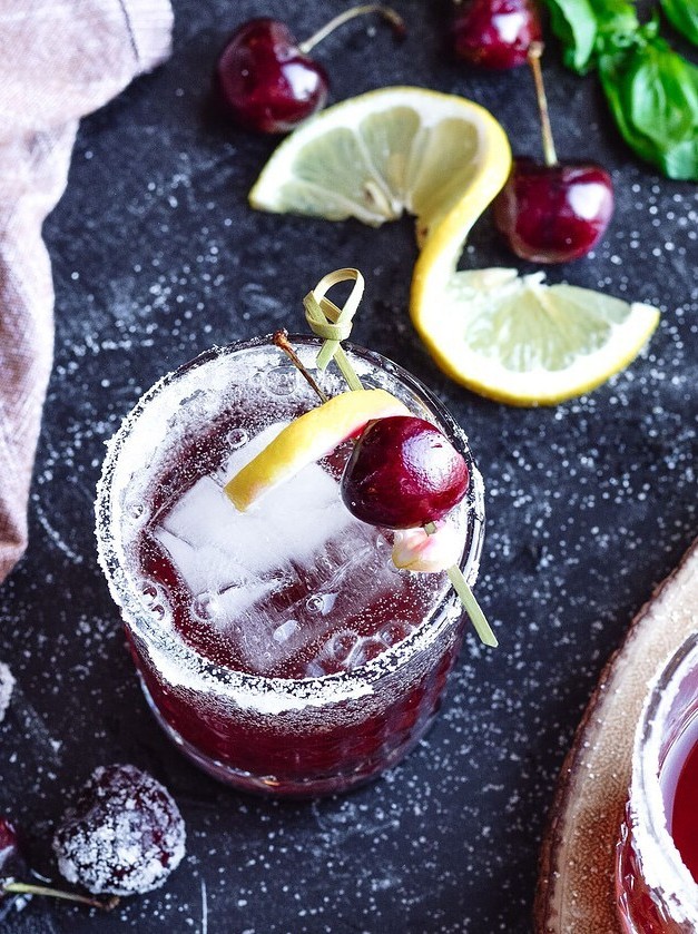 Black Cherry Whiskey Sour