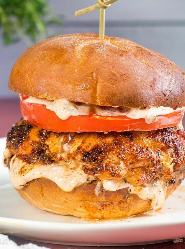 Blackened Grouper Sandwiches with Cajun Remoulade