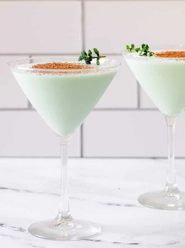 Frozen Mint Brandy Alexander