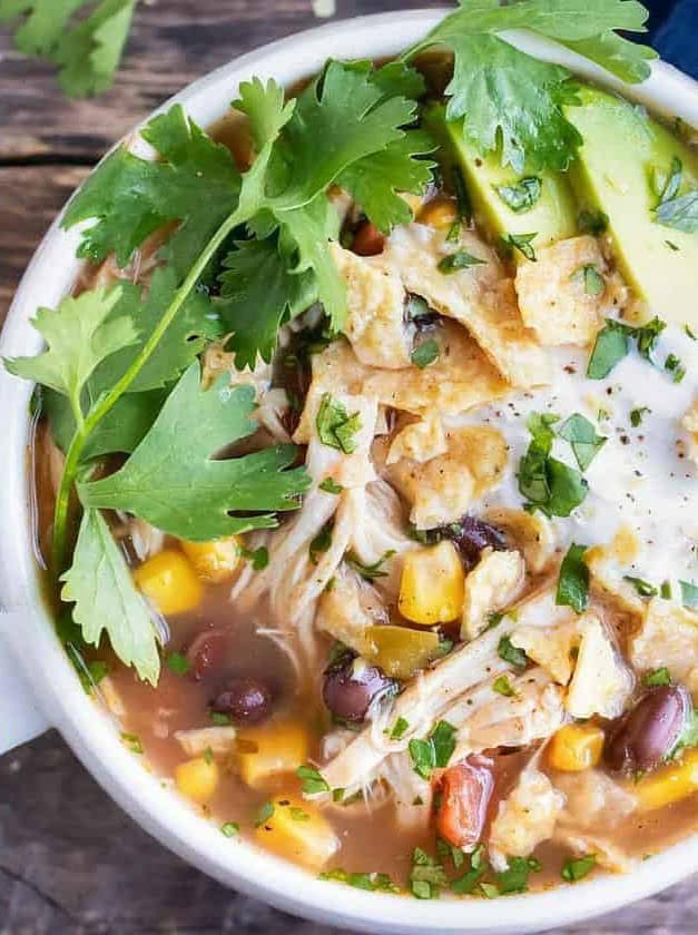 Crock-Pot Chicken Tortilla Soup