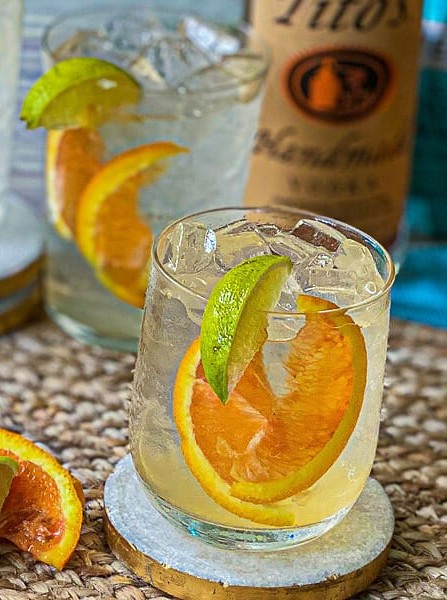 Vodka Tonic With Orange