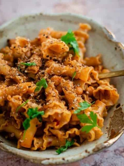 Gigli Pasta with Chickpeas