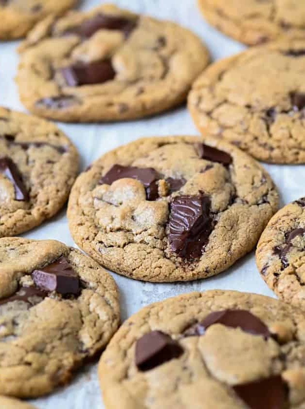 Oat Flour Chocolate Chip Cookies