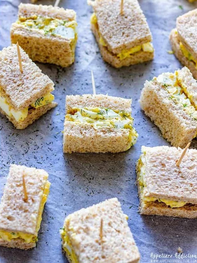 Mini Egg Salad Sandwiches