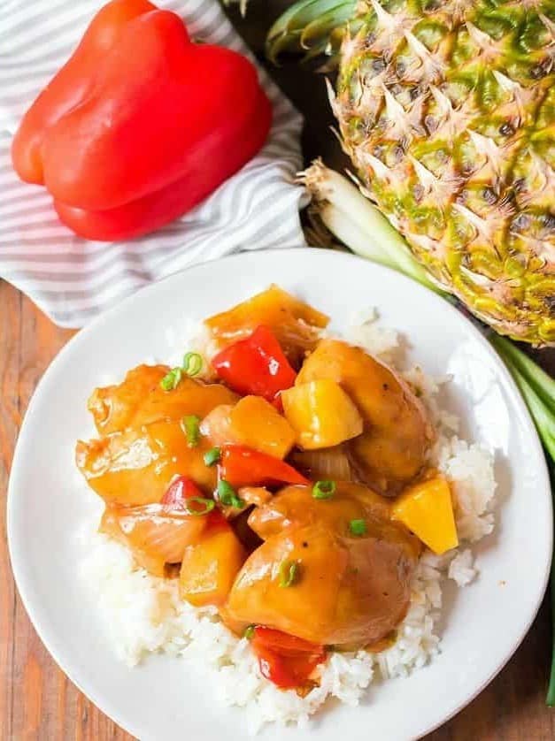 Crockpot Hawaiian Chicken