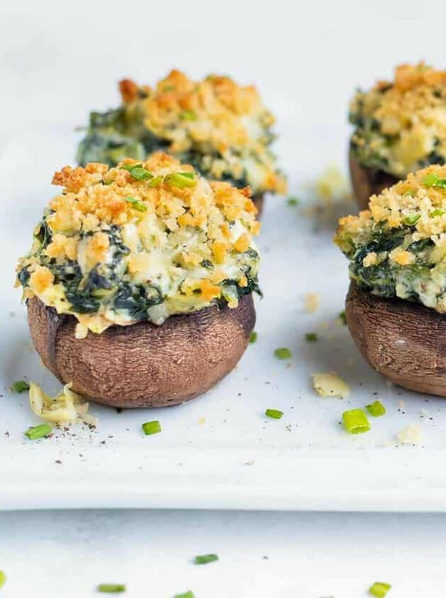 Spinach Stuffed Mushrooms