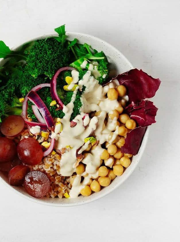 Vegan Farro Bowls