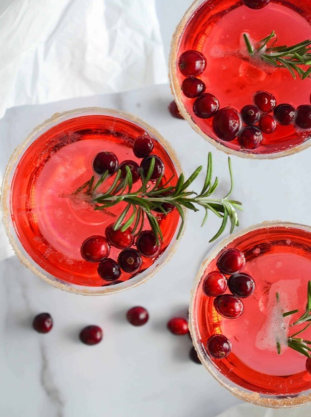 Cranberry Sparkler Cocktail