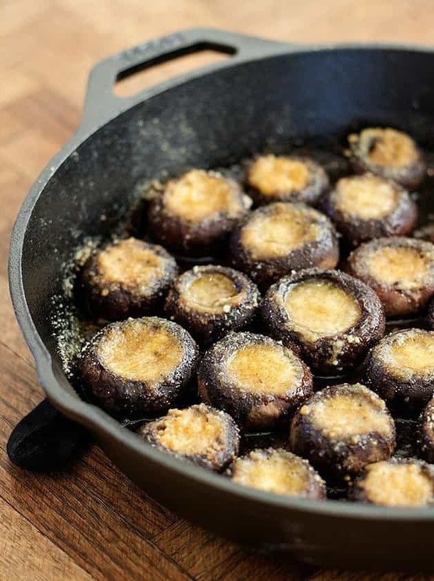 Garlic Butter Roasted Mushrooms