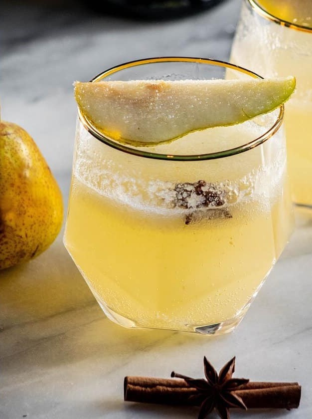 Spiced Pear Prosecco Mimosa