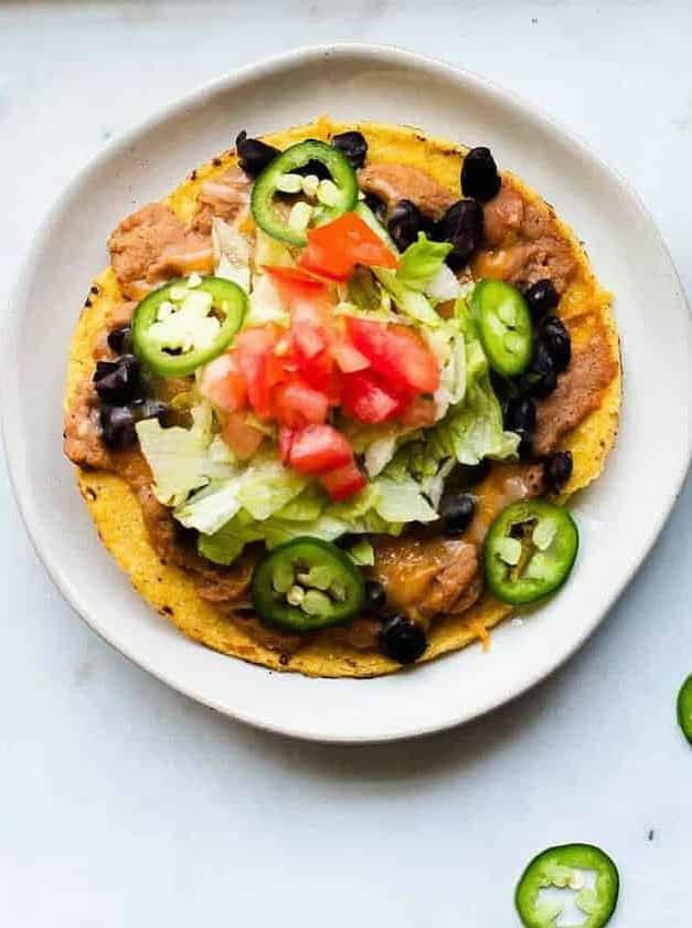 Vegetarian Tostadas