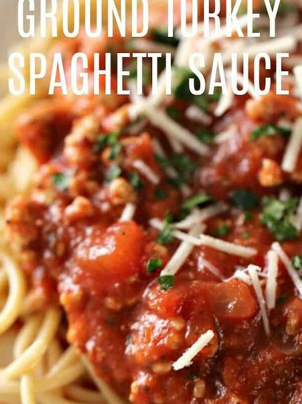 Ground Turkey Spaghetti Sauce