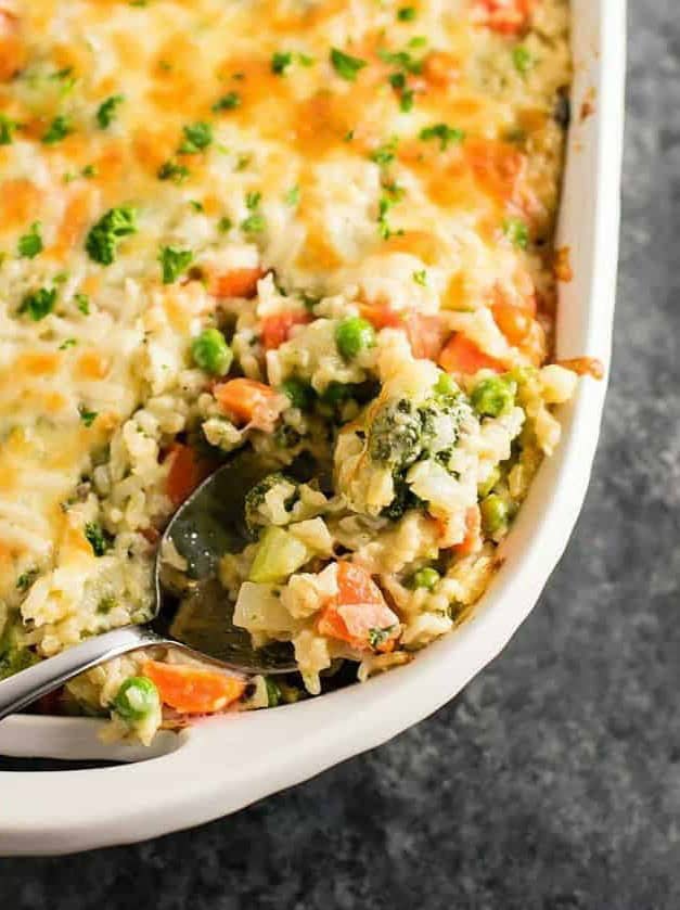 Vegetable and Rice Casserole