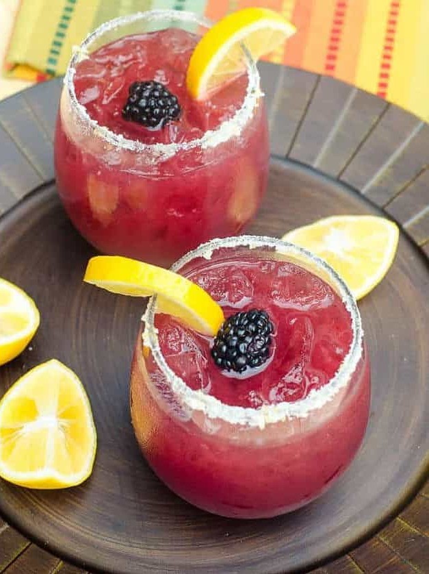 Blackberry Lemonade Margaritas