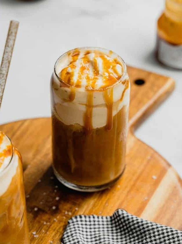 Salted Caramel Cold Foam Cold Brew Coffee